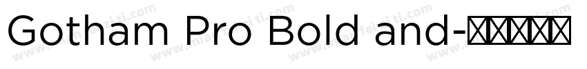 Gotham Pro Bold and字体转换
